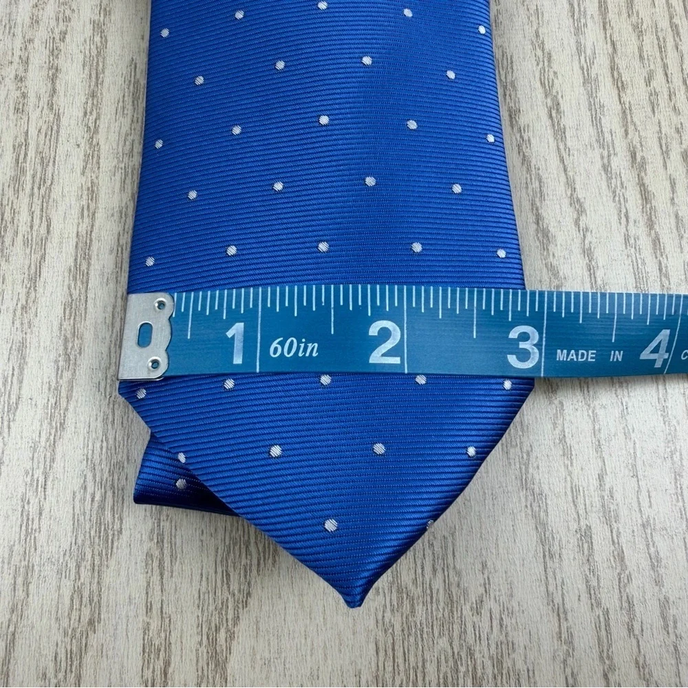 709 Tayion by Montee Holland Polka Dot Tie 400 Blue $55 Polyester 2YC24-2015